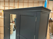 Load image into Gallery viewer, CHANTILLY DUSKY BLACK Grand Triple Wardrobe Quality Furniture Clearance Ltd