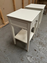Load image into Gallery viewer, CHANTILLY WARM WHITE
Narrow Bedside Set of 2 Quality Furniture Clearance Ltd