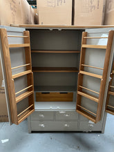 Load image into Gallery viewer, Hampshire ‘Country Life’ Triple Larder - Grey Quality Furniture Clearance Ltd