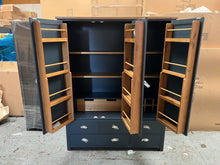 Load image into Gallery viewer, Hampshire ‘Country Life’ Triple Larder - Blue Quality Furniture Clearance Ltd