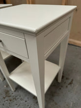 Load image into Gallery viewer, CHANTILLY WARM WHITE
Narrow Bedside Set of 2 Quality Furniture Clearance Ltd