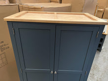 Load image into Gallery viewer, Hampshire ‘country life’ double larder - Blue Quality Furniture Clearance Ltd