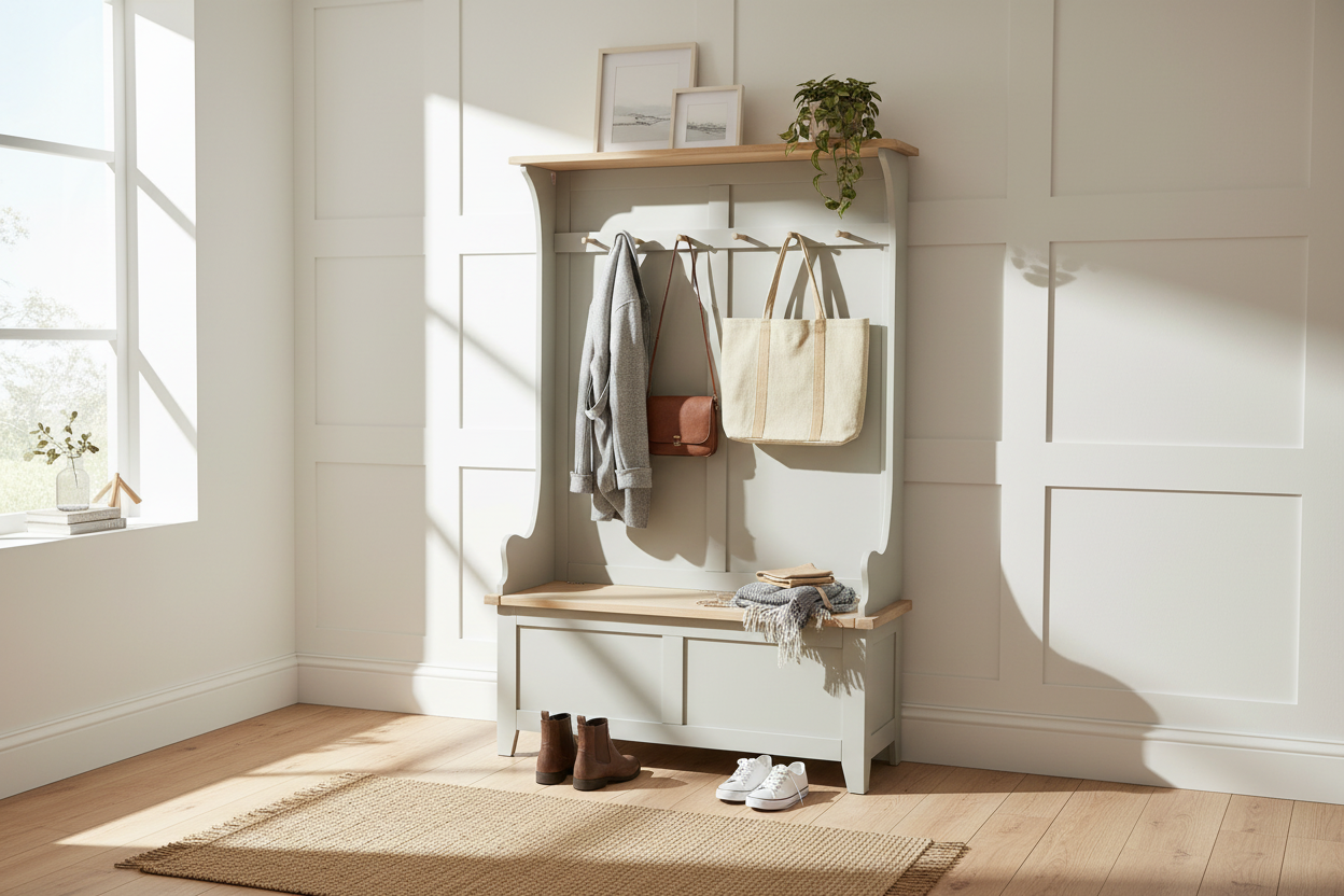 Shoe/Coat Storage & Benches