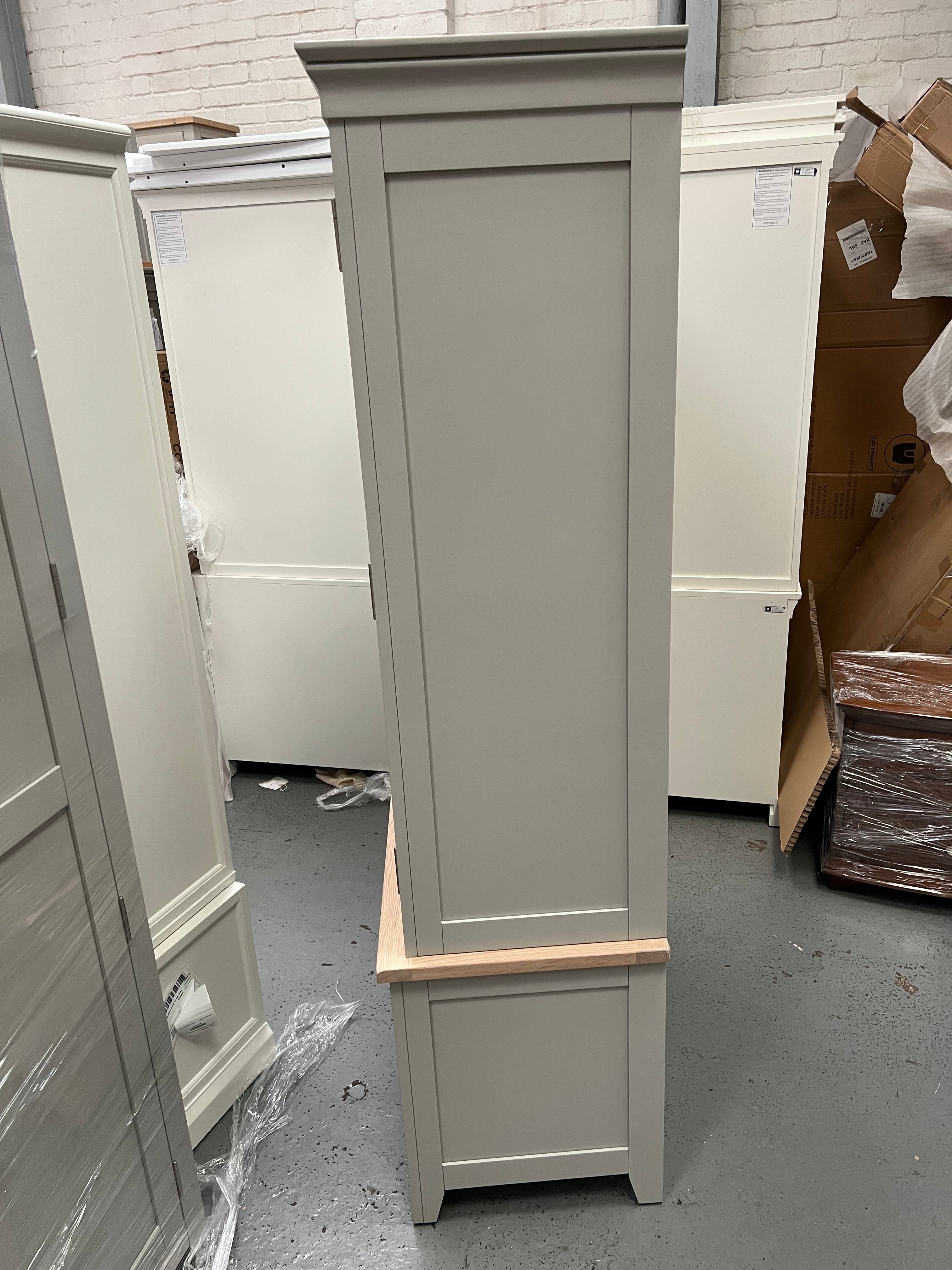Chester Dove Grey Double Larder furniture delivered