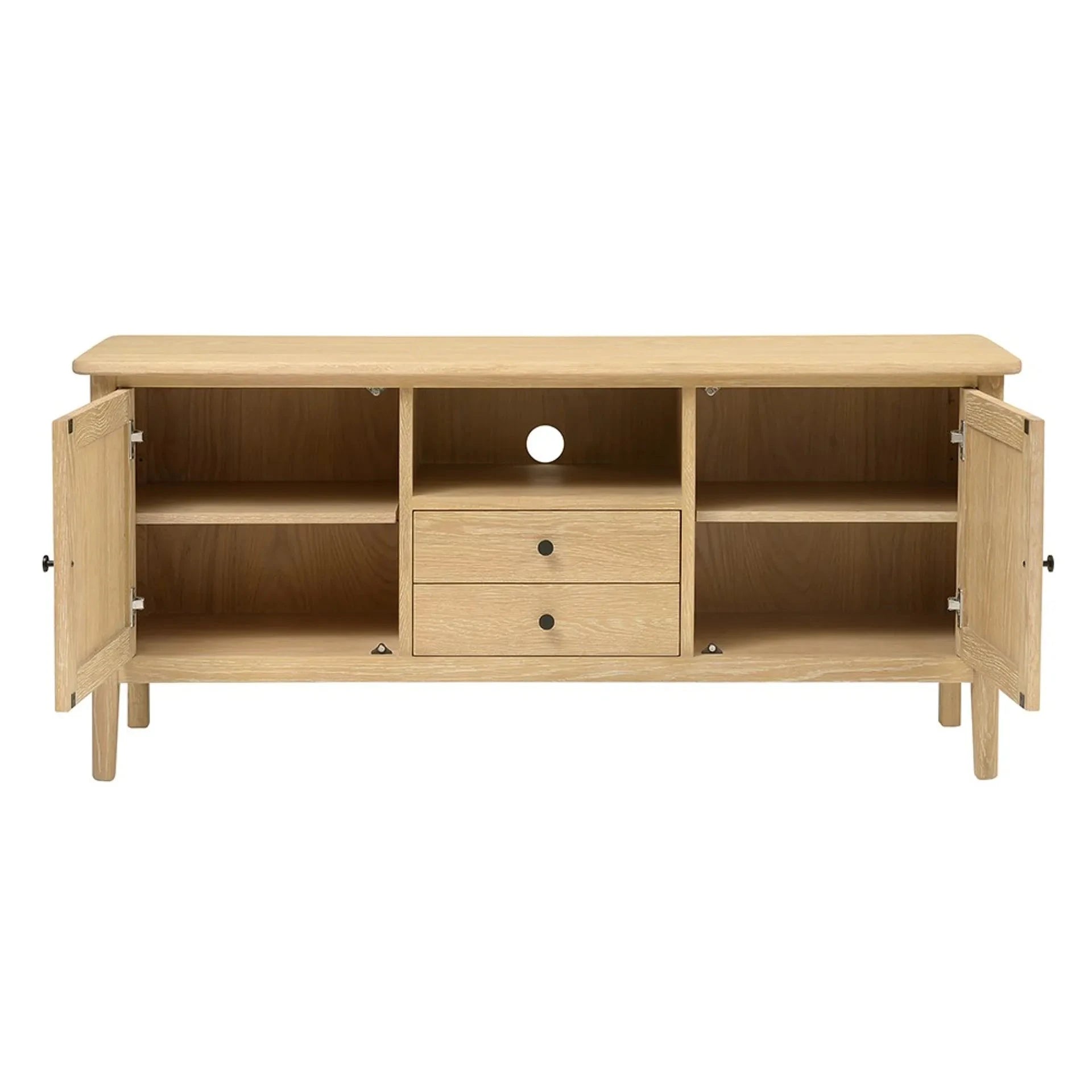 BERKELEY NORDIC OAK
Large TV Unit 60" Quality Furniture Clearance Ltd