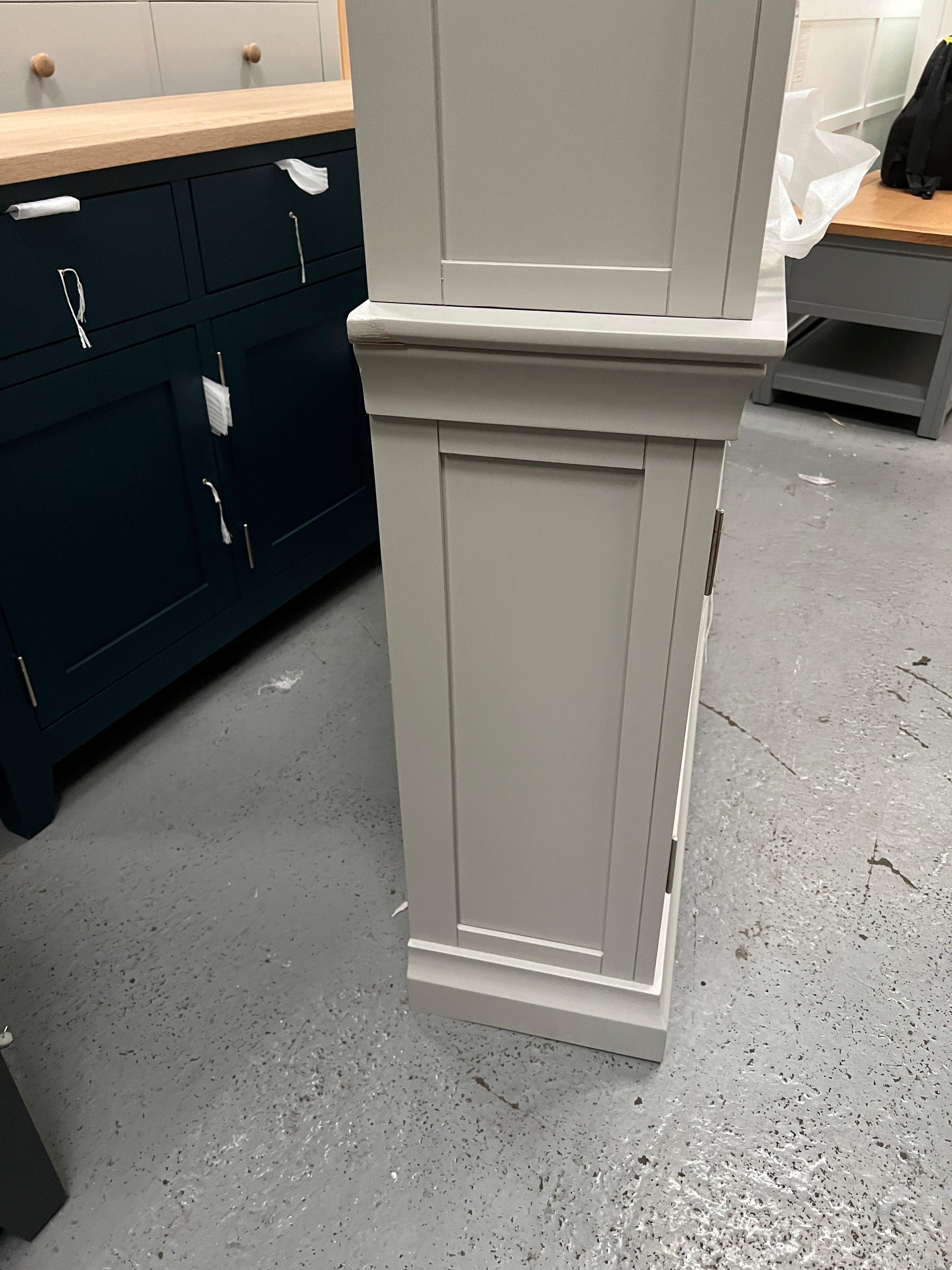 Chantilly Pebble Grey Grand Bookcase furniture delivered