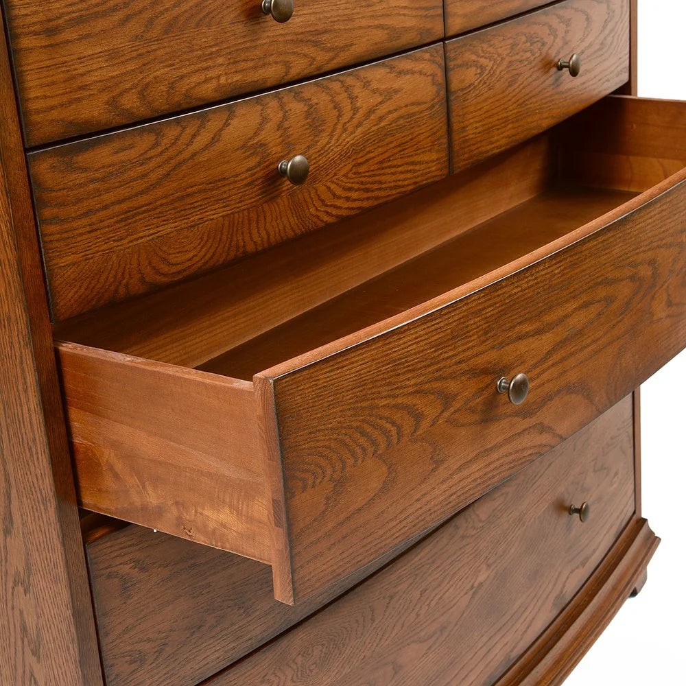 WINCHCOMBE DARK OAK
7 Drawer Chest Quality Furniture Clearance Ltd