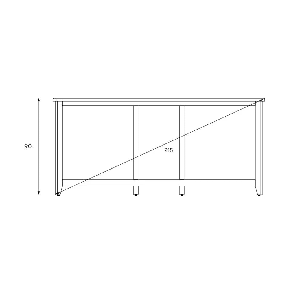 CHESTER PURE WHITE
Grand Sideboard Quality Furniture Clearance Ltd