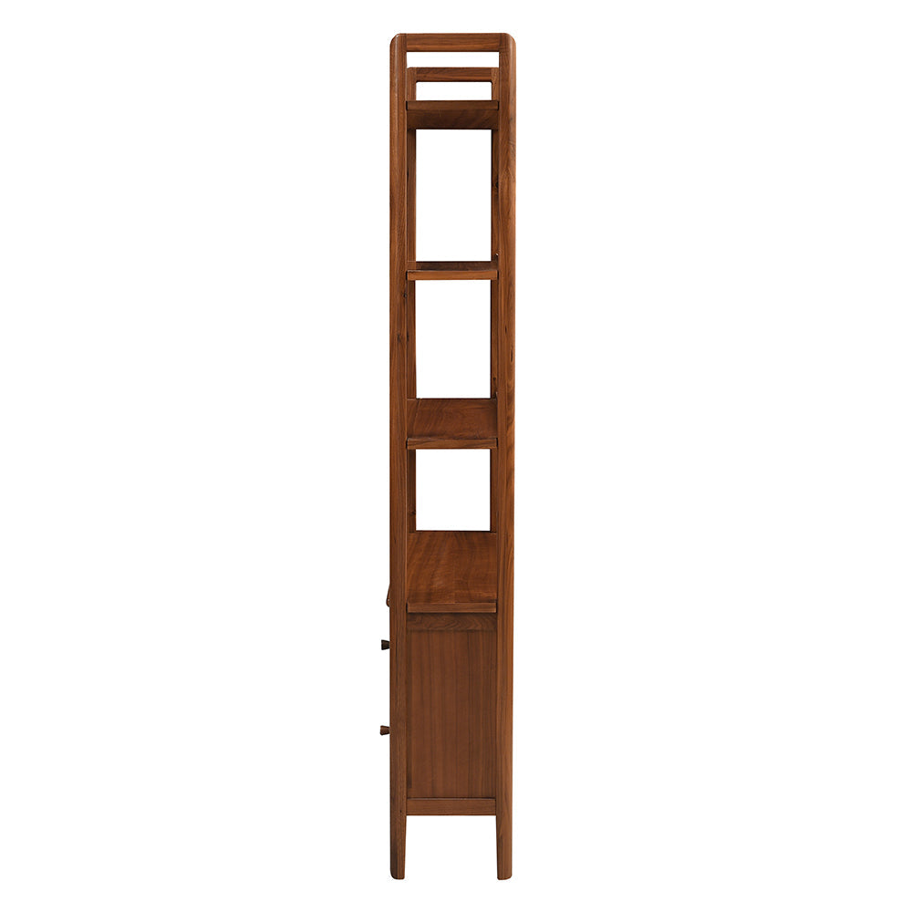 BARRINGTON WALNUT Large Open Bookcase Quality Furniture Clearance Ltd