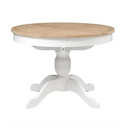 CHESTER PURE WHITE
4-6 Seater Round Extending Dining Table Quality Furniture Clearance Ltd