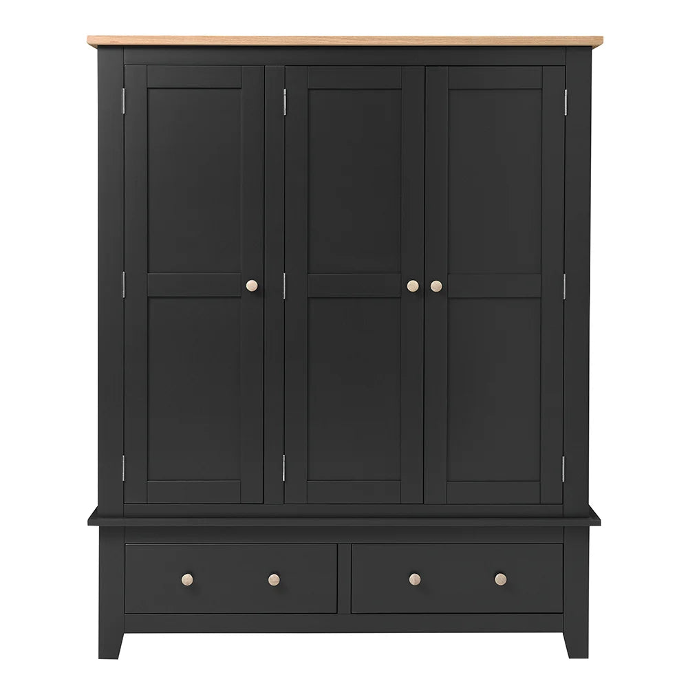CHESTER CHARCOAL
Triple Wardrobe Quality Furniture Clearance Ltd