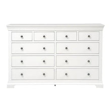 Load image into Gallery viewer, CHANTILLY WARM WHITE 10 Drawer Chest Quality Furniture Clearance Ltd
