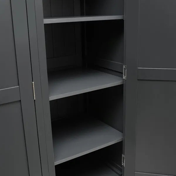 CHANTILLY DUSKY BLACK Triple Wardrobe Quality Furniture Clearance Ltd