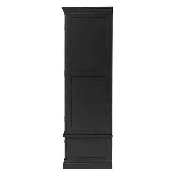 CHANTILLY DUSKY BLACK Double Wardrobe Quality Furniture Clearance Ltd