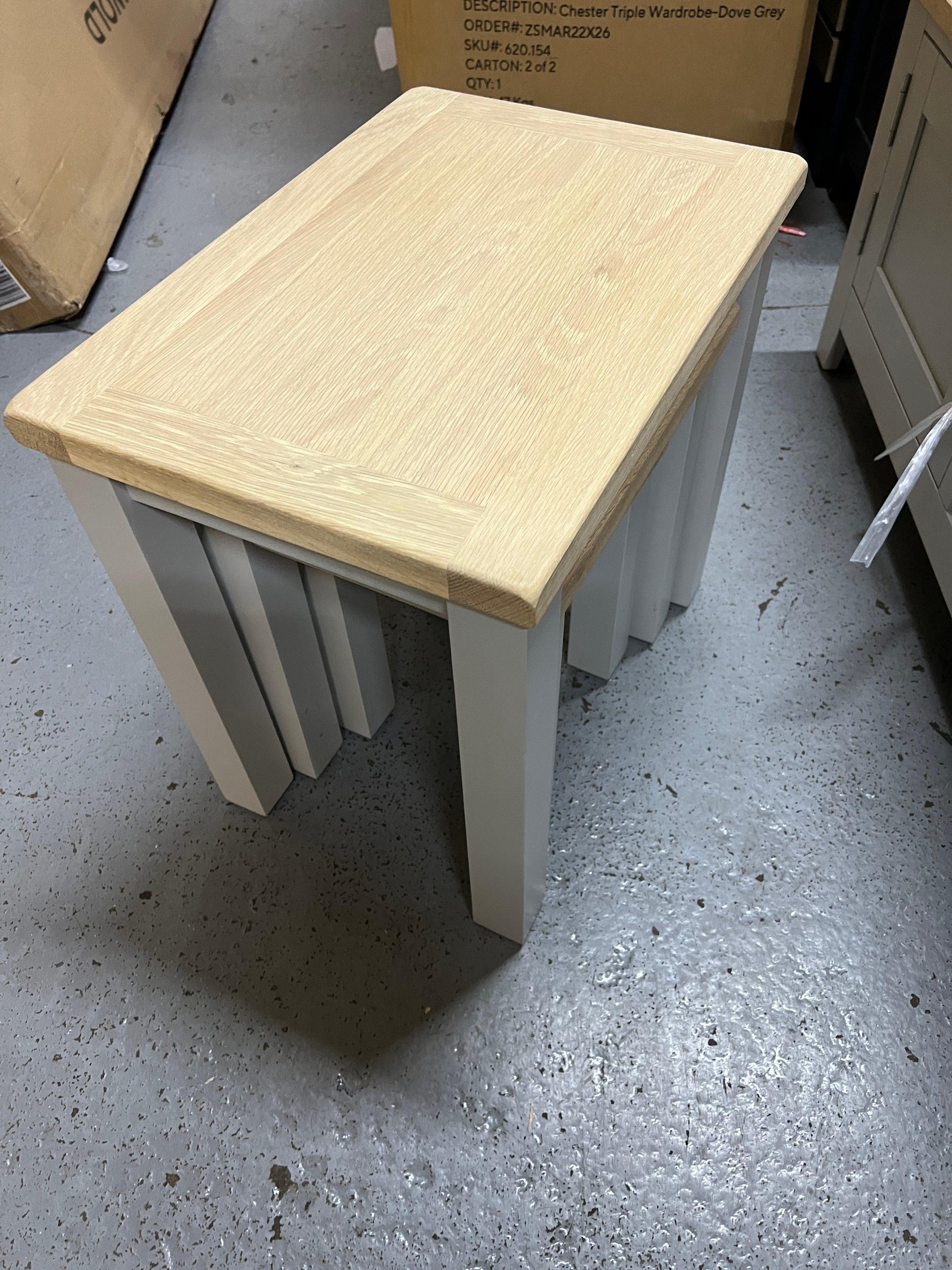 CHESTER DOVE GREY
Nest of Tables Quality Furniture Clearance Ltd