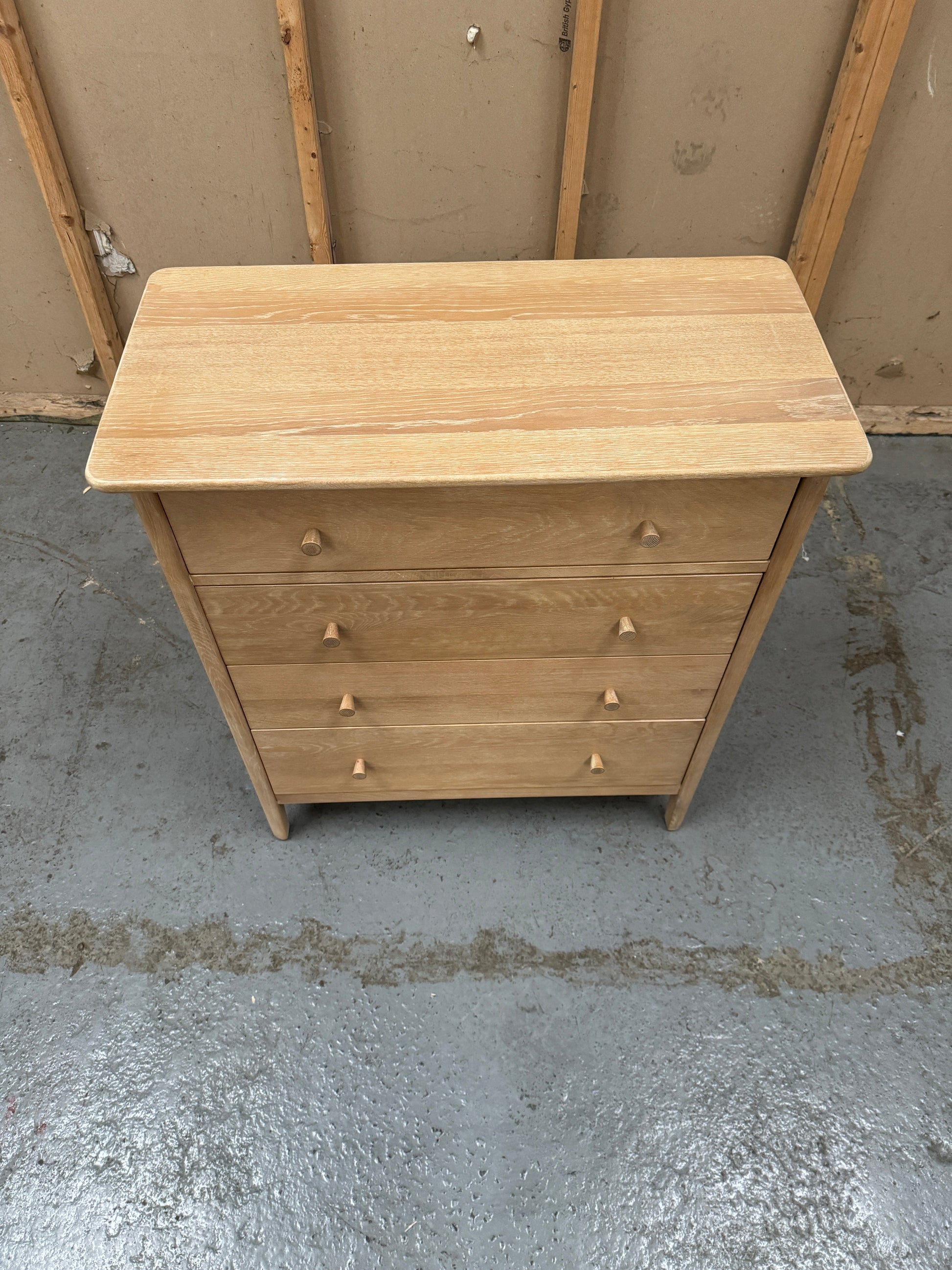 BERKELEY NORDIC OAK 4 Drawer Chest Quality Furniture Clearance Ltd