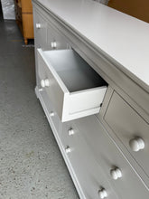 Load image into Gallery viewer, Chantilly Pebble Grey 10 Drawer Chest Quality Furniture Clearance Ltd
