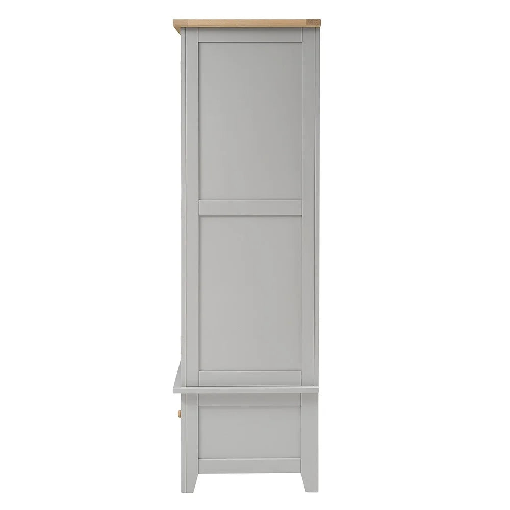 Chester Dove Grey Double Wardrobe furniture delivered