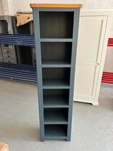 Load image into Gallery viewer, WESTCOTE INKY BLUE
Tall Slim Bookcase Quality Furniture Clearance Ltd
