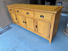 Load image into Gallery viewer, OAKLAND RUSTIC OAK Extra Large Sideboard Quality Furniture Clearance Ltd
