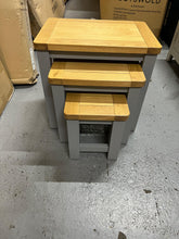 Load image into Gallery viewer, SUSSEX STORM GREY Nest Of Tables Quality Furniture Clearance Ltd
