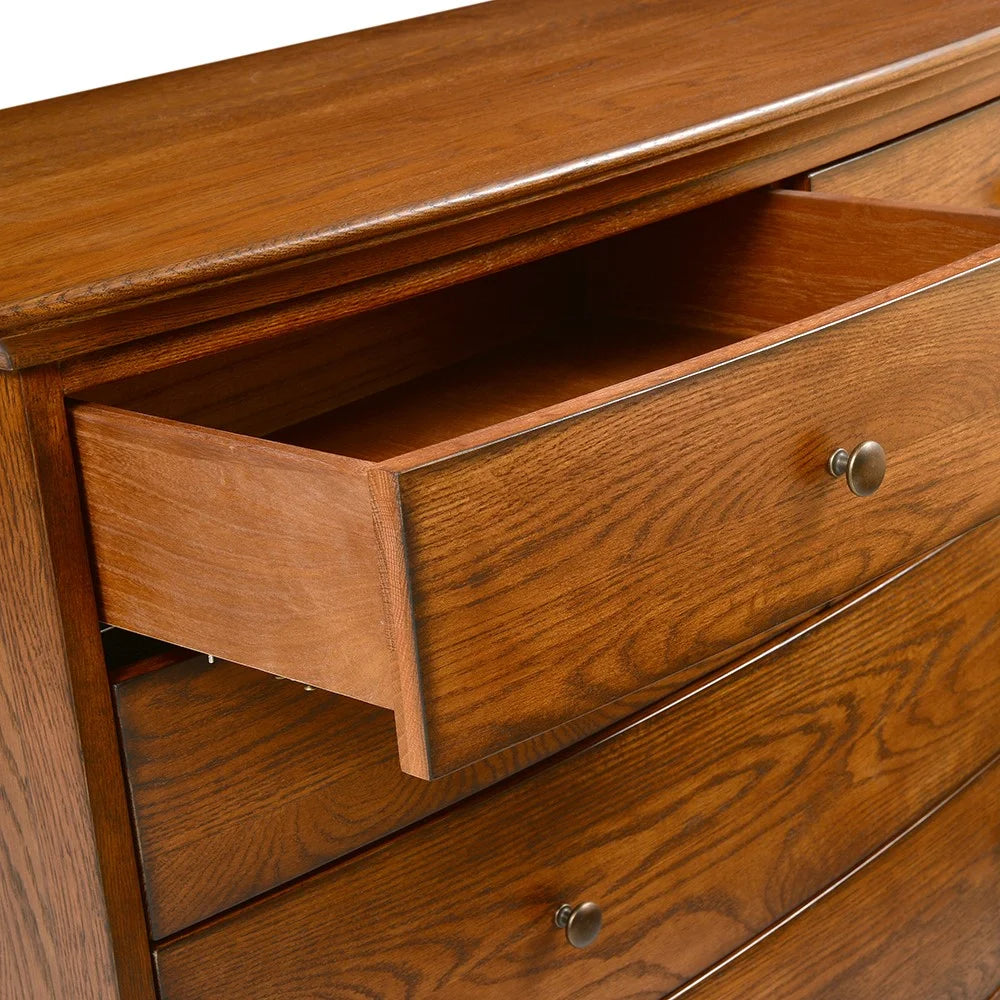 WINCHCOMBE DARK OAK
7 Drawer Chest Quality Furniture Clearance Ltd