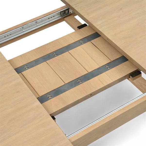 BERKELEY NORDIC OAK 6-8 Seater Extending Dining Table Quality Furniture Clearance Ltd