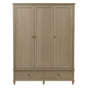 BIBURY SMOKED OAK
Triple Wardrobe Quality Furniture Clearance Ltd