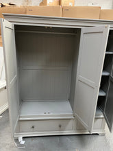 Load image into Gallery viewer, Chantilly Pebble Grey Triple Wardrobe furniture delivered
