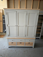 Load image into Gallery viewer, Chester Dove Grey Triple Larder Quality Furniture Clearance Ltd

