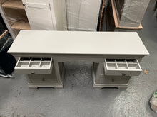 Load image into Gallery viewer, CHANTILLY PEBBLE GREY Double Pedestal Dressing Table Quality Furniture Clearance Ltd
