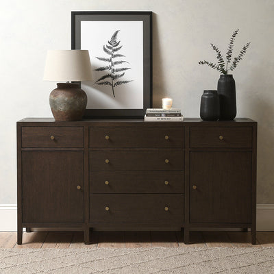 BLOCKLEY BROWN OAK Extra Large Sideboard