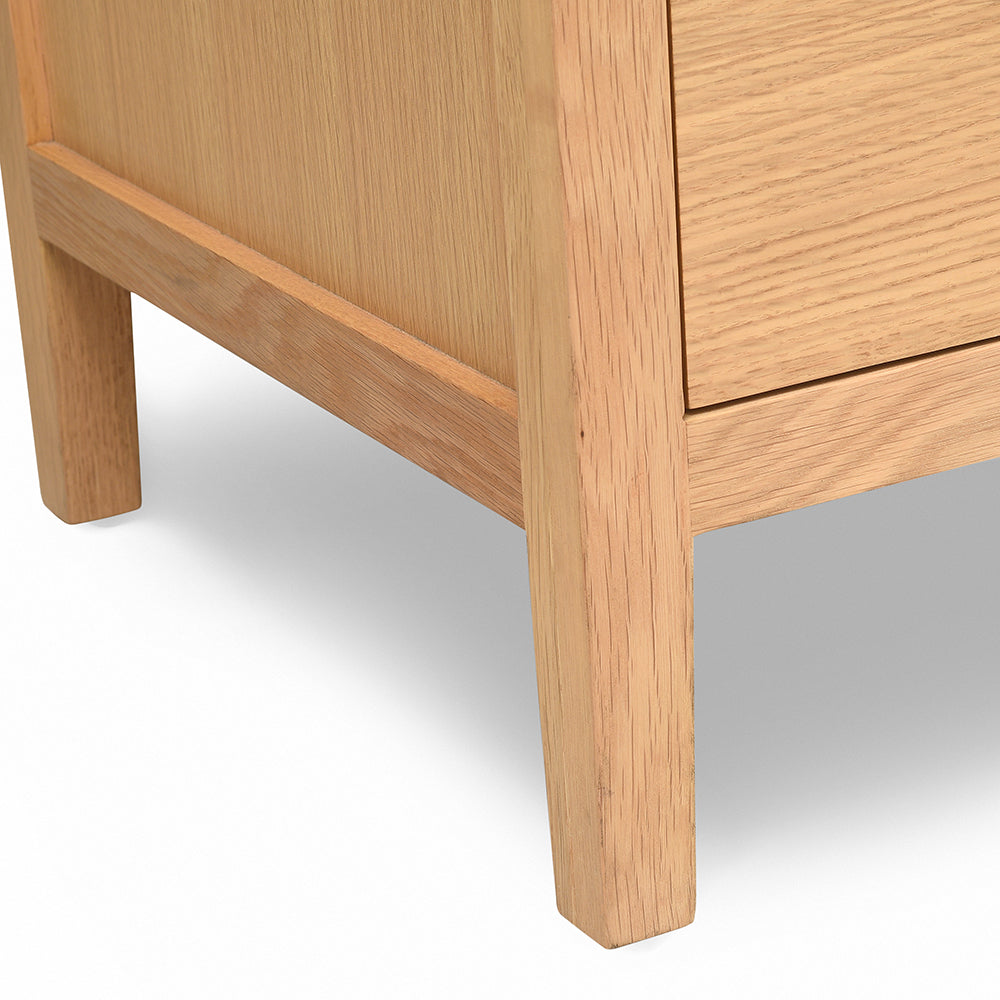 BLOCKLEY LIGHT OAK 5 Drawer Chest Quality Furniture Clearance Ltd