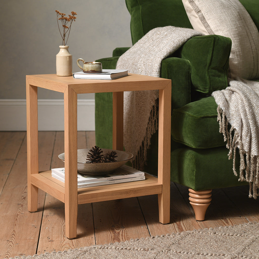 BLOCKLEY LIGHT OAK Side table Quality Furniture Clearance Ltd