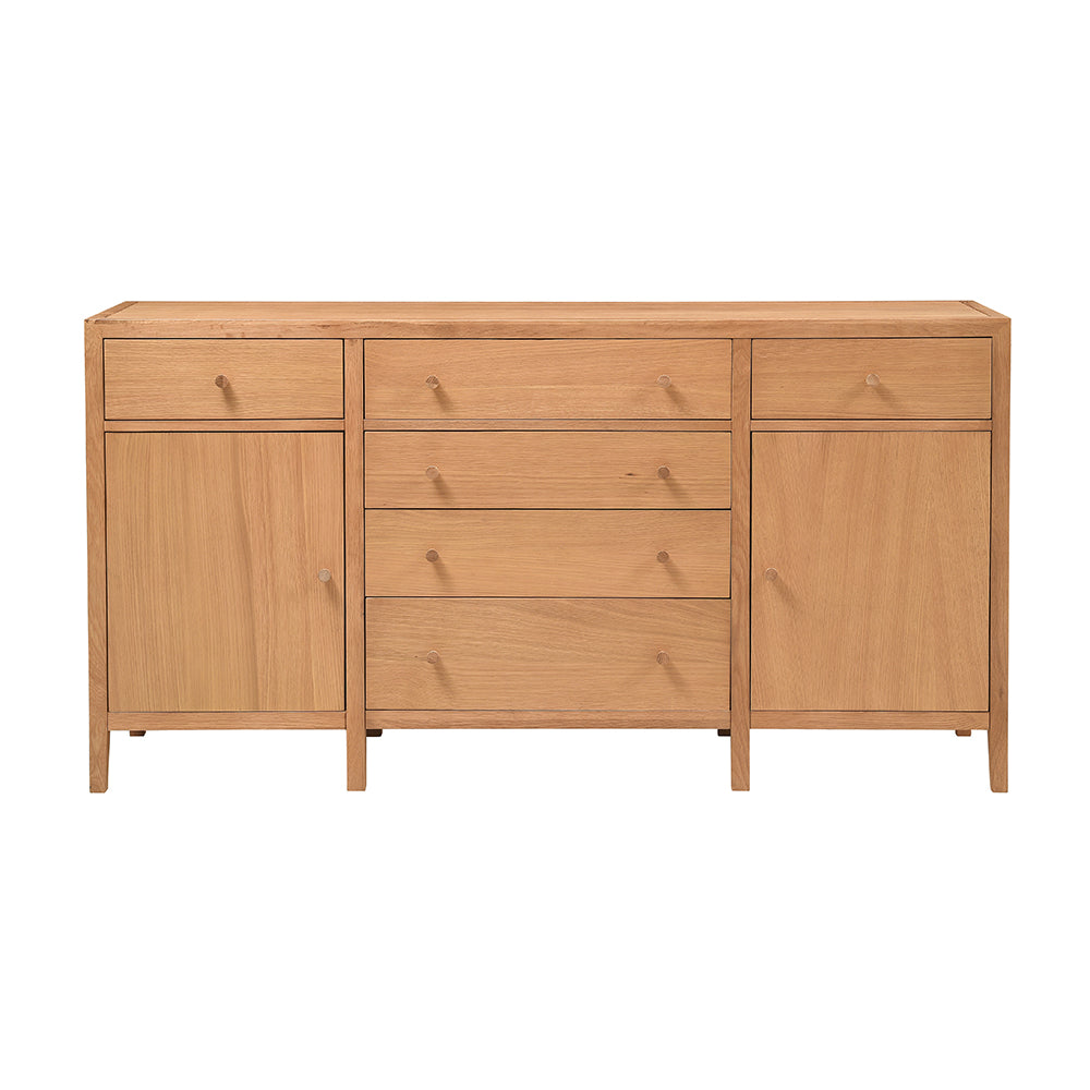 BLOCKLEY LIGHT OAK Extra Large Sideboard (Copy) Quality Furniture Clearance Ltd