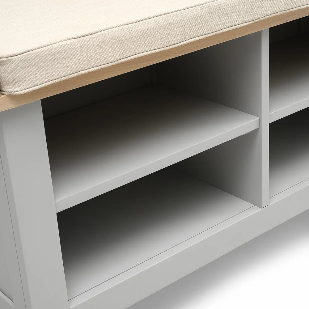 CHESTER DOVE GREY
Open Shoe Storage Bench Quality Furniture Clearance Ltd