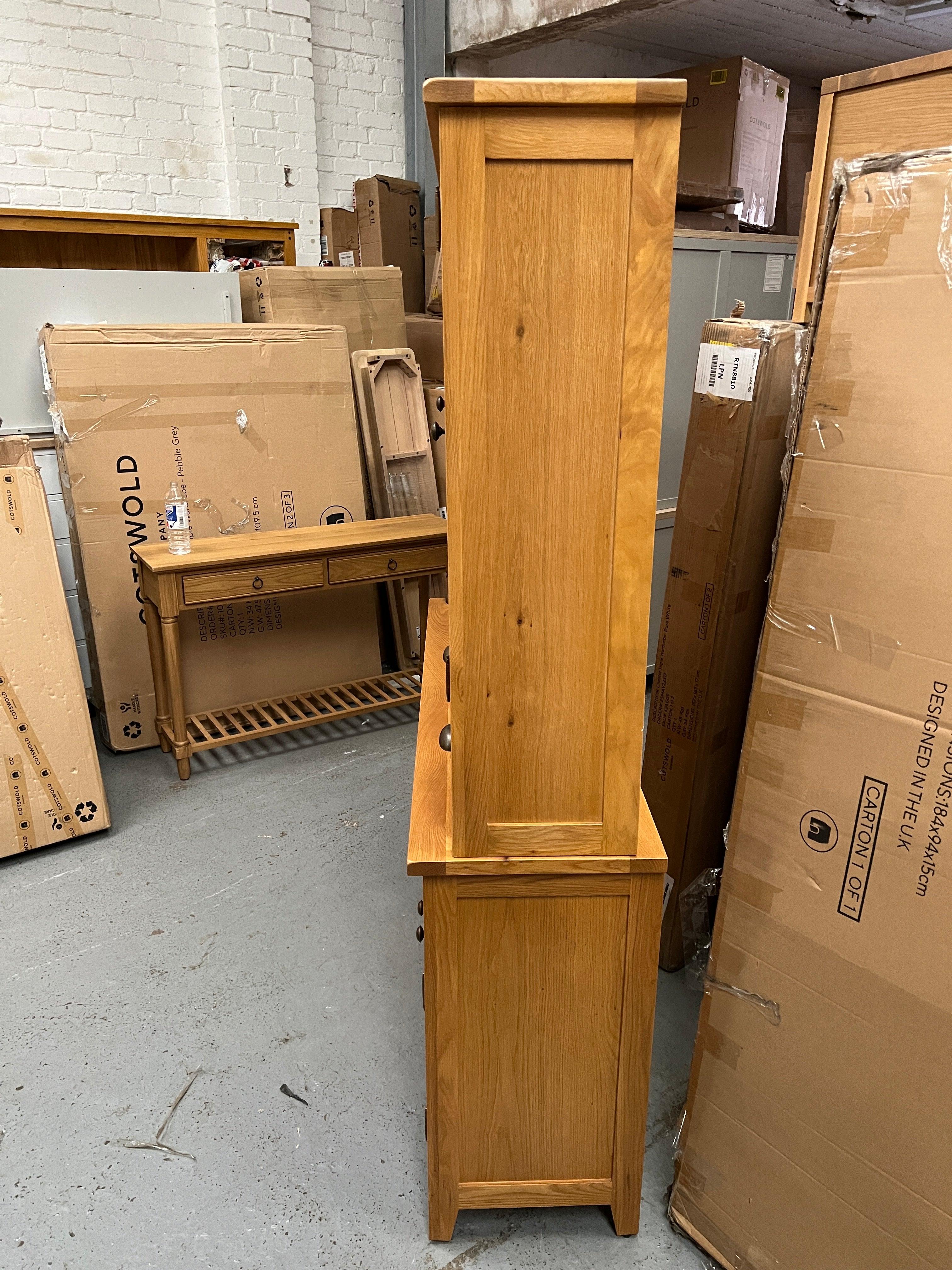 Oakland Rustic Oak Dresser Quality Furniture Clearance Ltd