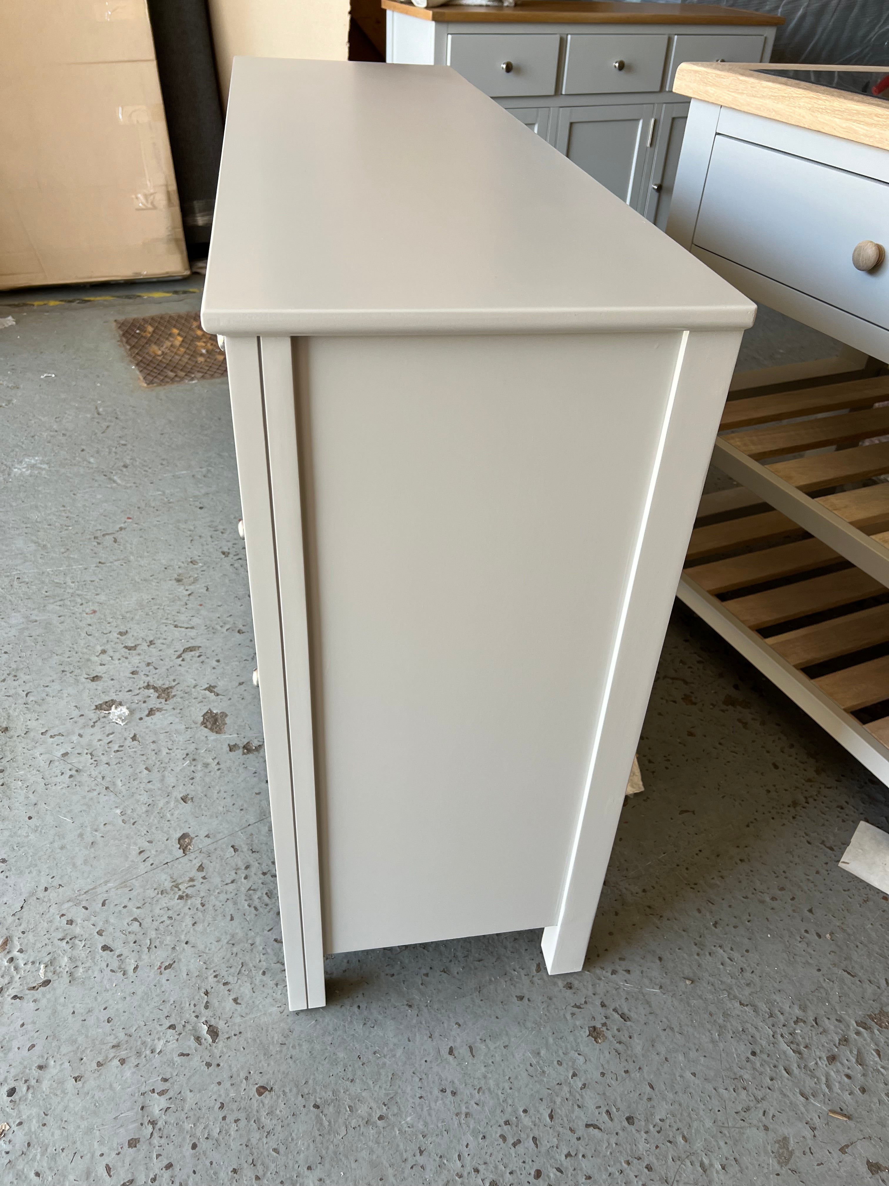 SIMPLY COTSWOLD DOVE GREY 6 Drawer Chest Quality Furniture Clearance Ltd