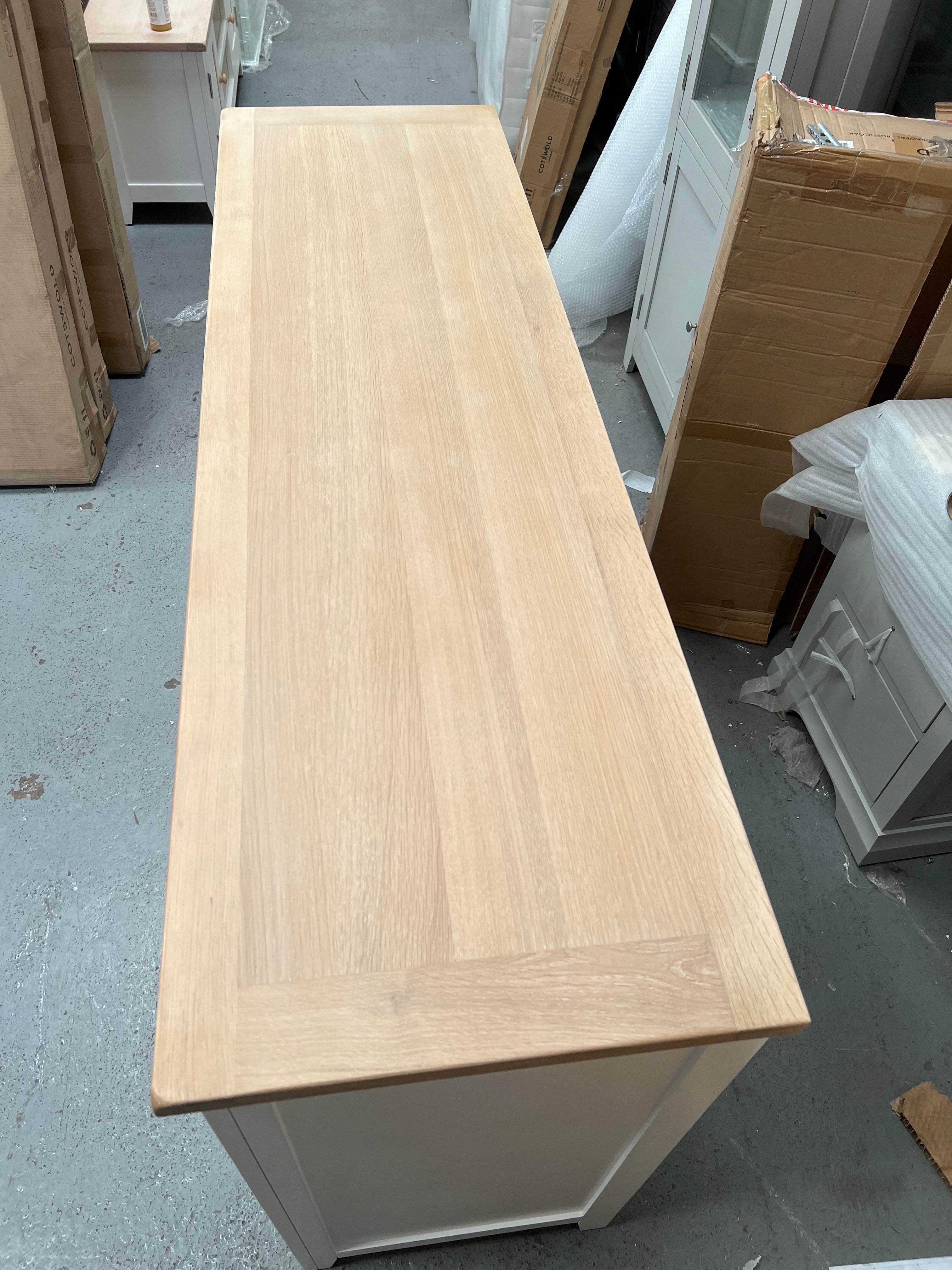 Chester Pure White 10 Drawer Chest furniture delivered