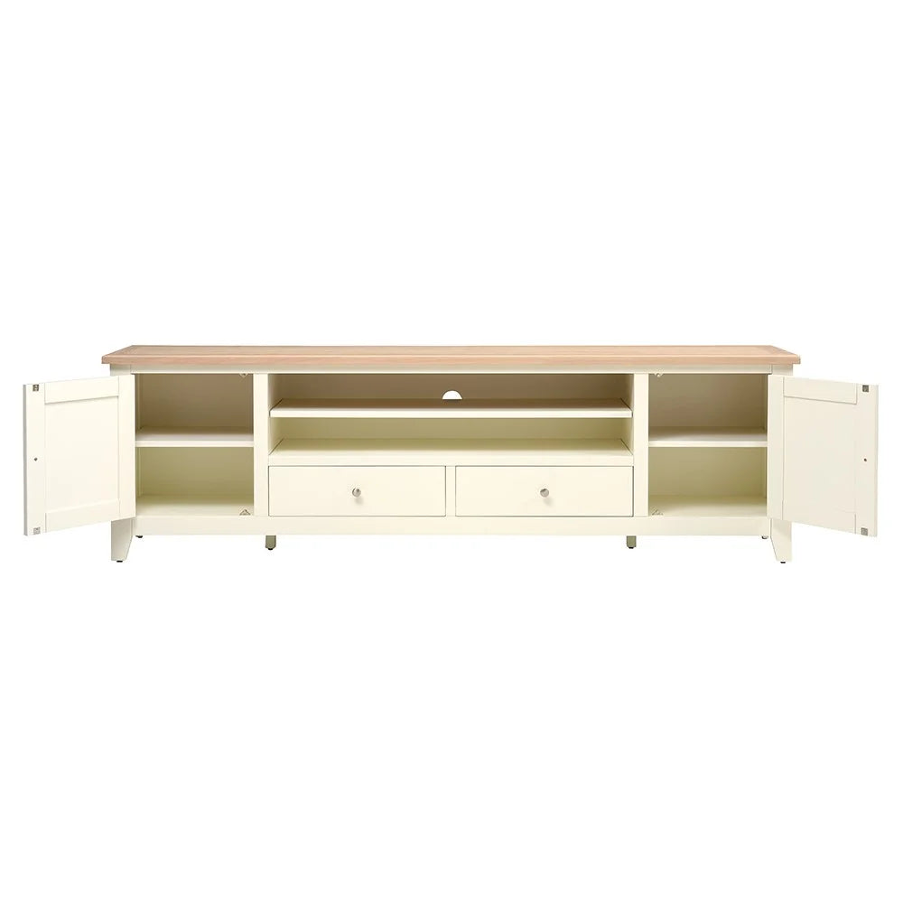 CHESTER CLASSIC CREAM
XXL TV Stand up to 90" Quality Furniture Clearance Ltd