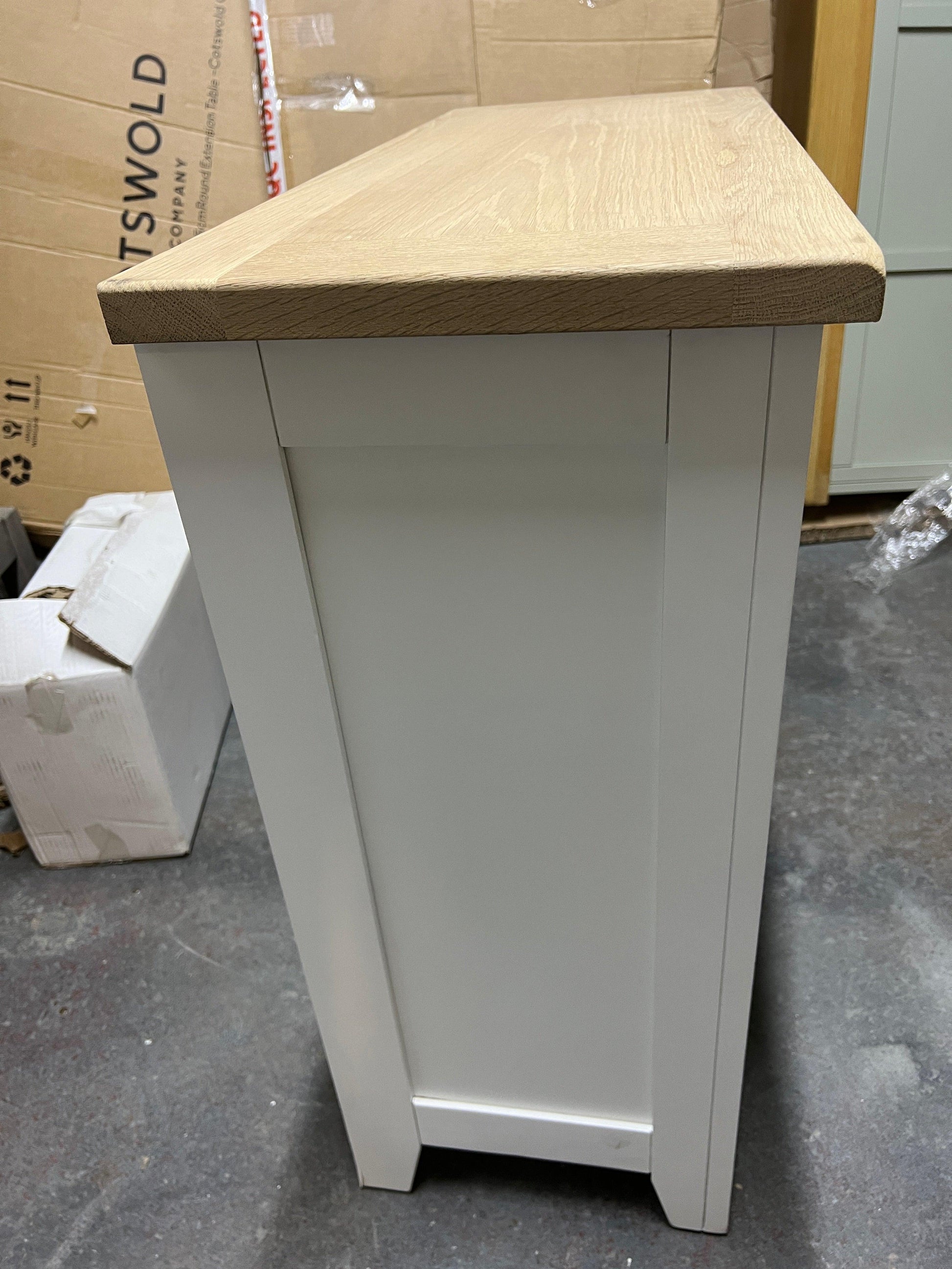 CHESTER PURE WHITE Drinks Cabinet Quality Furniture Clearance Ltd