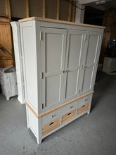 Load image into Gallery viewer, Chester Dove Grey Triple Larder Quality Furniture Clearance Ltd
