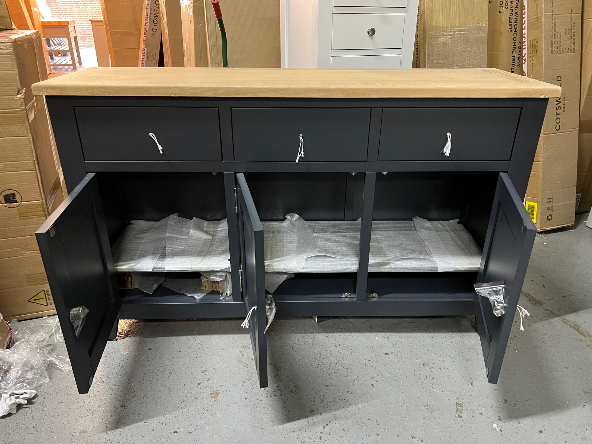 CHESTER CHARCOAL
Large Sideboard Quality Furniture Clearance Ltd