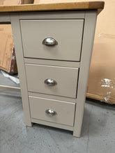 Load image into Gallery viewer, Lundy Stone Grey Single Pedestal Dressing Table Quality Furniture Clearance Ltd
