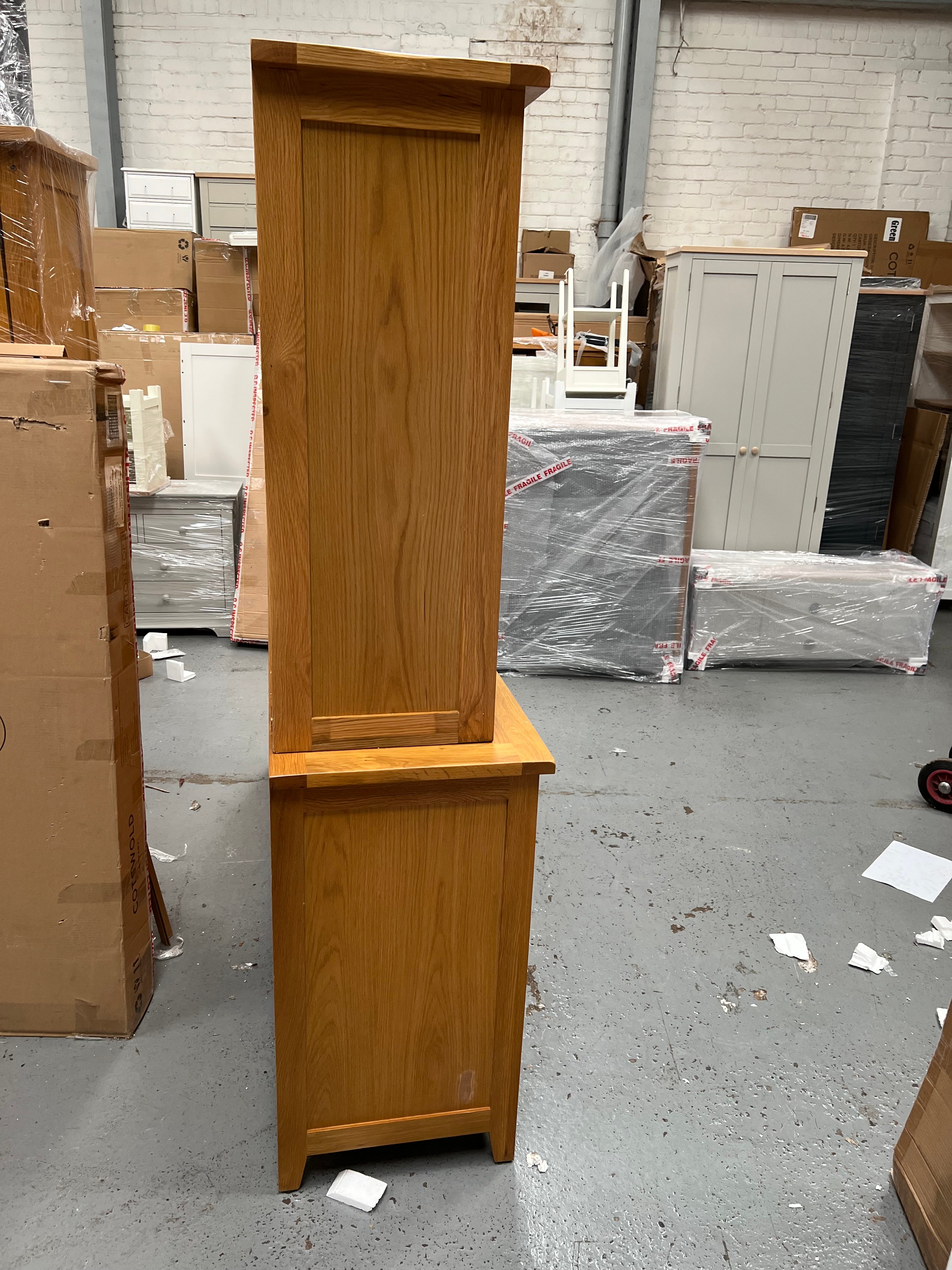 Oakland Rustic Oak Grand Dresser Quality Furniture Clearance Ltd