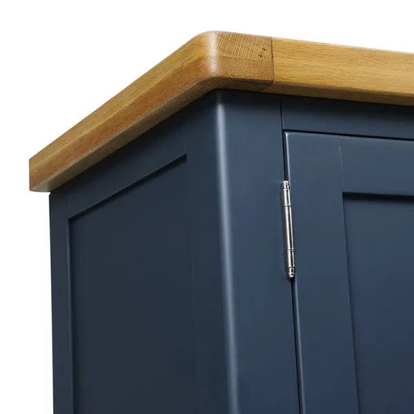WESTCOTE INKY BLUE Triple Larder Quality Furniture Clearance Ltd