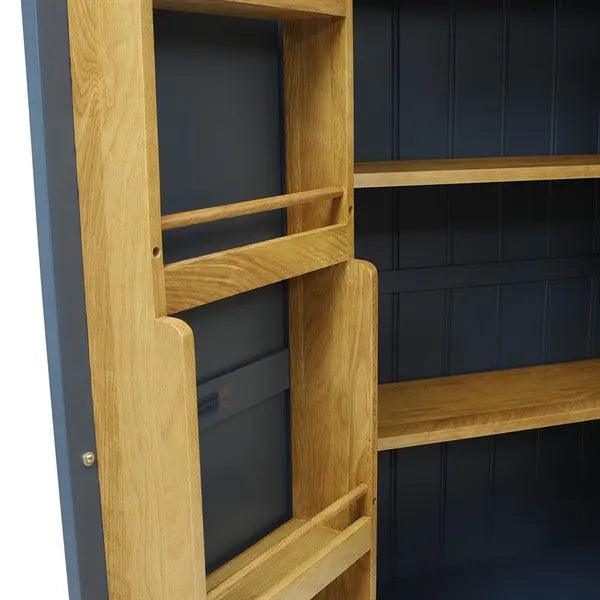 WESTCOTE INKY BLUE Triple Larder Quality Furniture Clearance Ltd