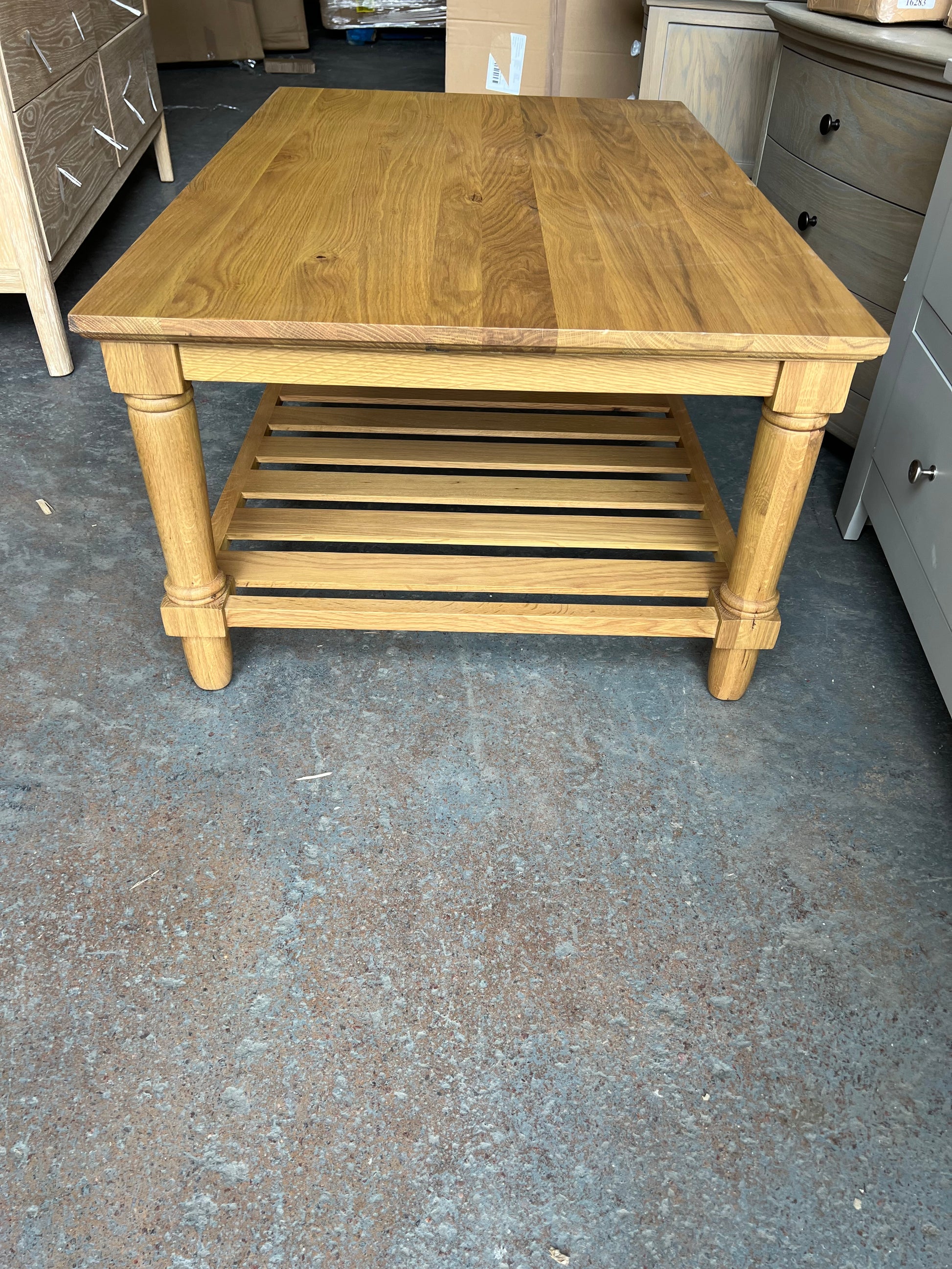 ELKSTONE MELLOW OAK Coffee Table Quality Furniture Clearance Ltd