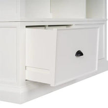Load image into Gallery viewer, STOW WARM WHITE Large Bookcase with Drawers Quality Furniture Clearance Ltd
