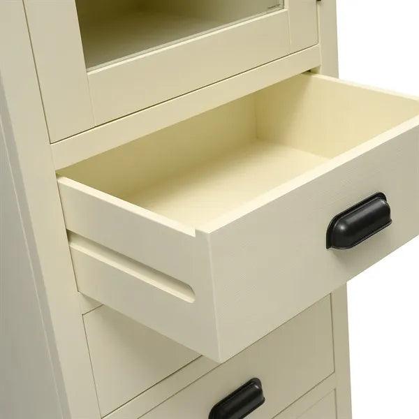 PAINSWICK COTSWOLD CREAM Narrow Farmhouse Larder Quality Furniture Clearance Ltd